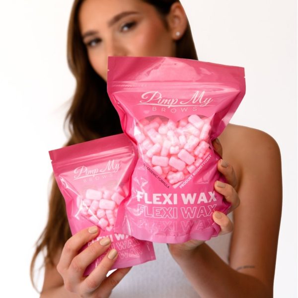 Pimp My Brows Flexi Wax Wosk do depilacji Różowa Perła 500 g