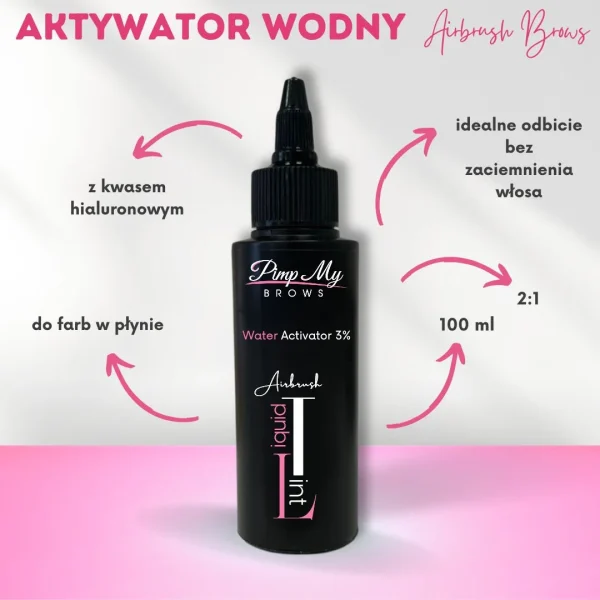 Pimp My Brows Aktywator Oxidant Oksydant na bazie wody 3% 100 ml - obrazek 3