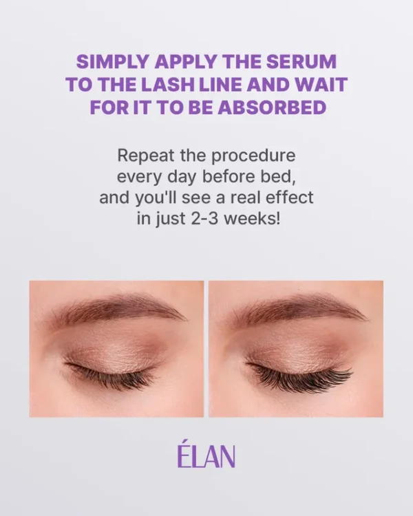 ELAN LashBoost Peptydowe Serum Do Pielegnacji Rzęs 4,5 ml - obrazek 4