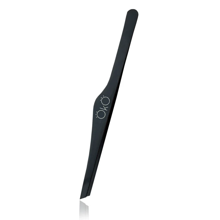 OkO Pęseta Skośna 05 do brwi Magnetic Black - obrazek 2