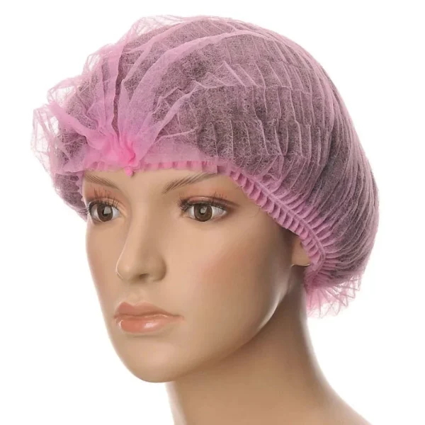 Czepek Włókninowy Różowy 100 szt