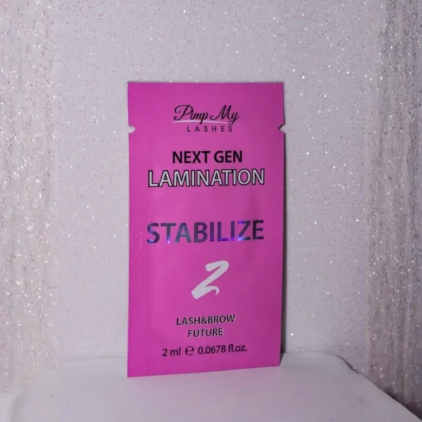 Pimp My Lashes Preparat neutralizujący do laminacji rzęs i brwi Stabilize 2 NEXT GEN LAMINATION 2 ml