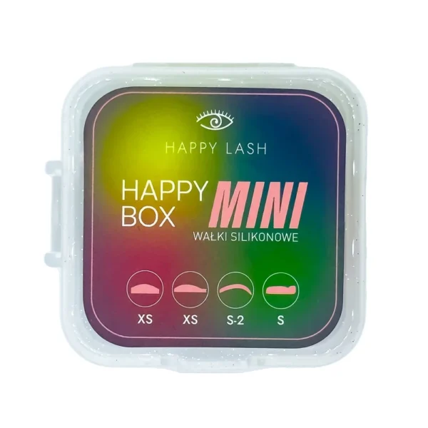 Happy Lash Happy Box MINI Zestaw Wałeczków Silikonowych do Laminacji Rzęs (4 rozmiary)