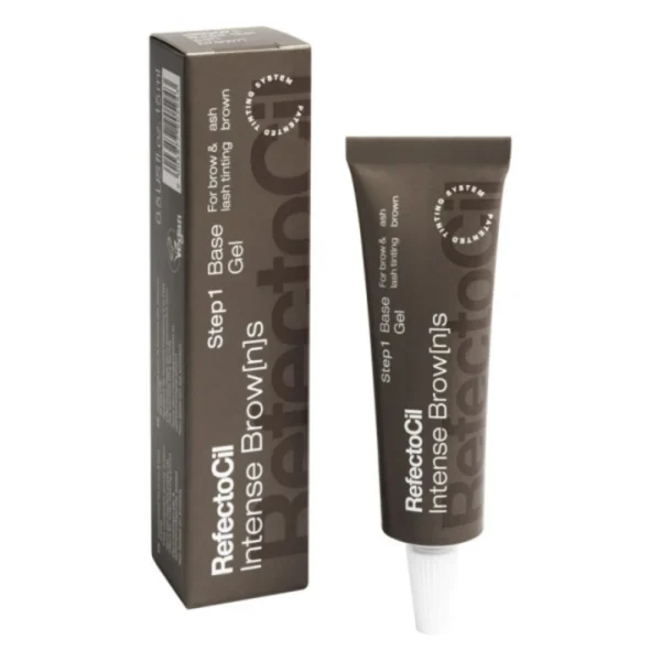RefectoCil Intense Brow[n]s Farba Żelowa do Brwi i Rzęs Ash Brown 15 ml