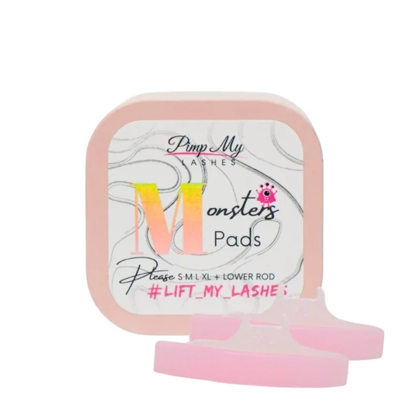 Pimp My Lashes Zestaw Wałków Matowych Monsters Pads 4 rozmiary